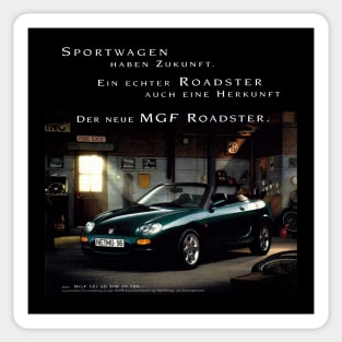 MGF - German advert Sticker